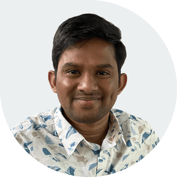 Headshot of Deepak Kumar Kesavan, backend Developer at Fire Financial Services.